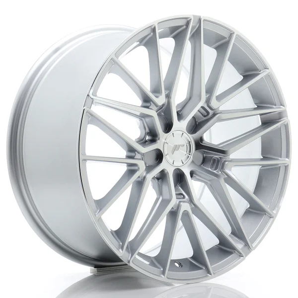 JR Wheels JR38 19x8 ET20-40 5H BLANK Silver Machined Face